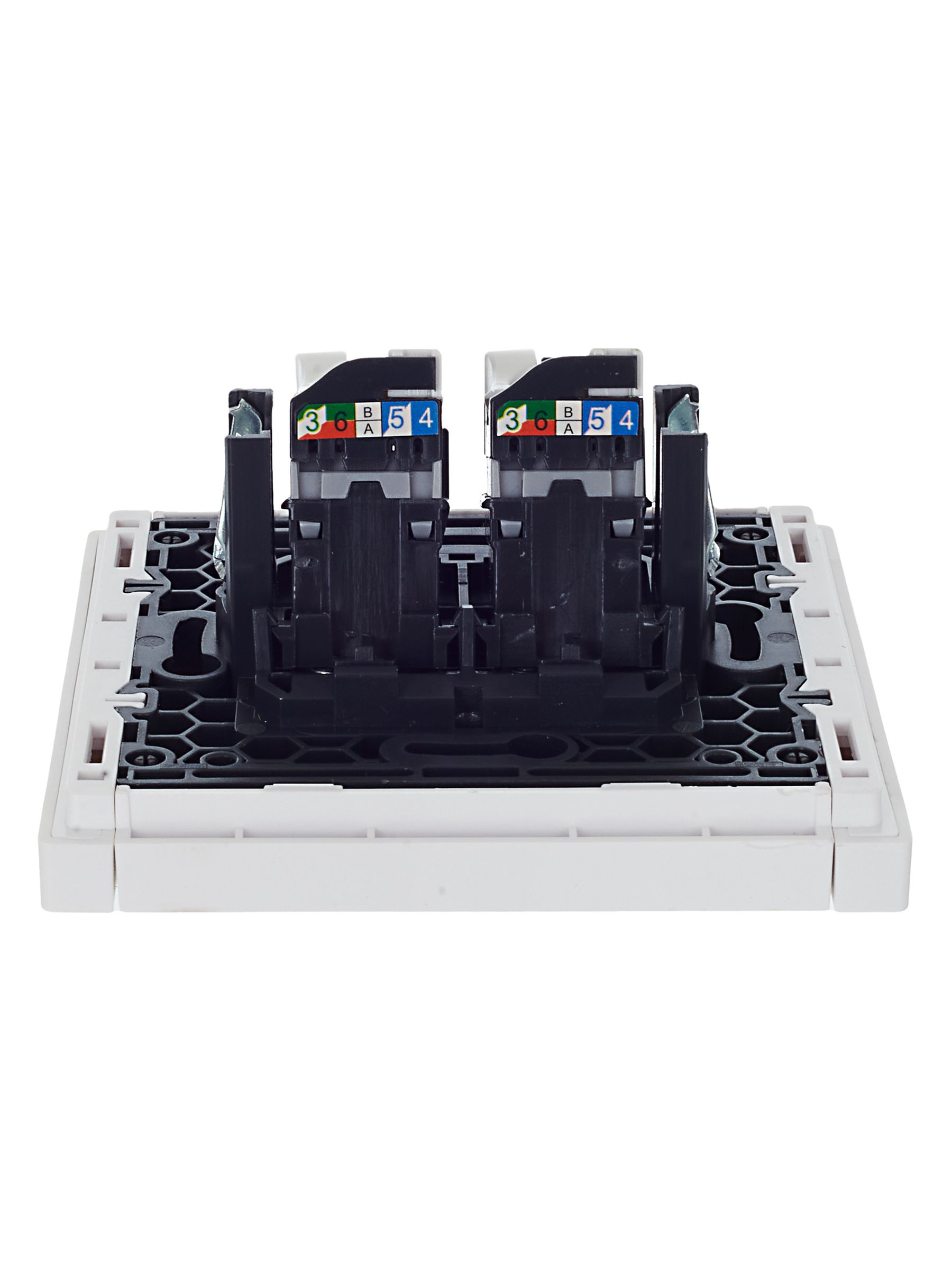             FORTE&PIANO Розетка, компьютерге арналған, екілі RJ45 категория 5Е FP233 ақ ИЭК    