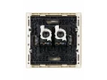             FORTE&PIANO Розетка, компьютерге арналған, екілі RJ45 категория 5Е FP433 ваниль ИЭК    