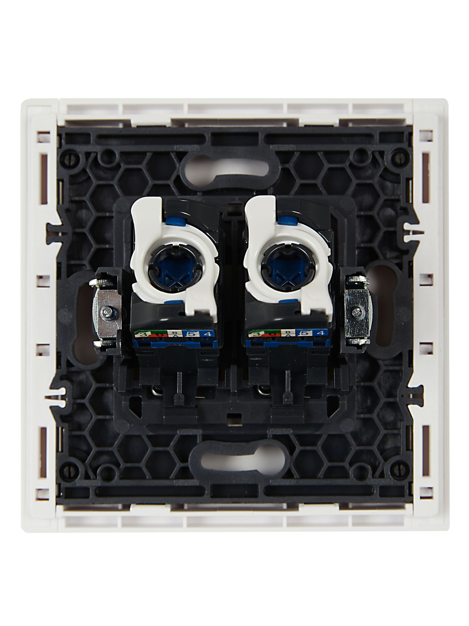             FORTE&PIANO Розетка, компьютерге арналған, екілі RJ45 категория 6 FP234 ақ ИЭК    