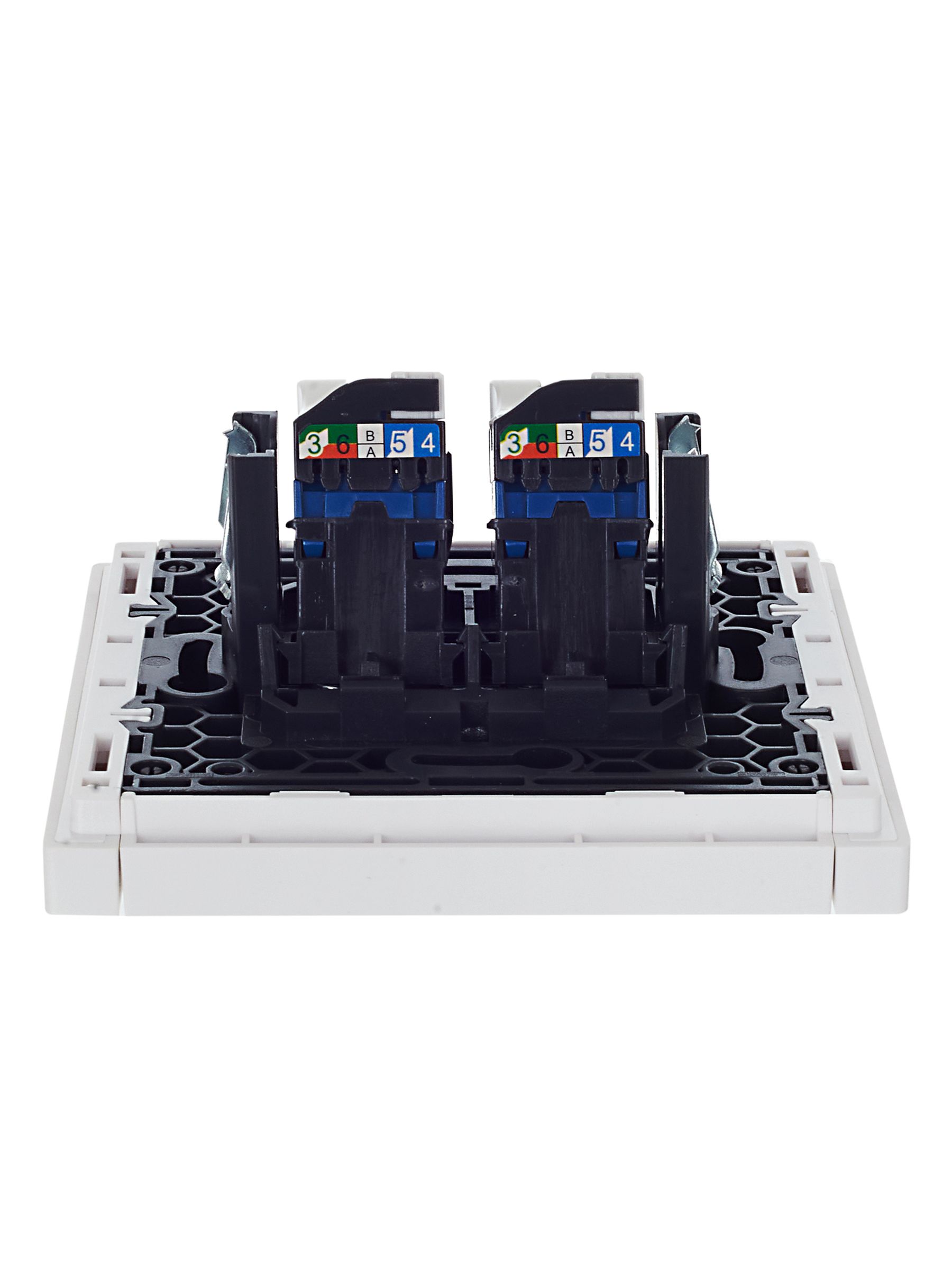             FORTE&PIANO Розетка, компьютерге арналған, екілі RJ45 категория 6 FP234 ақ ИЭК    