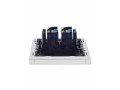             FORTE&PIANO Розетка, компьютерге арналған, екілі RJ45 категория 6 FP234 ақ ИЭК    