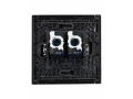             FORTE&PIANO Розетка, компьютерге арналған, екілі RJ45 категория 6 FP134 қара ИЭК    