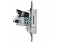             SKANDY Розетка, компьютерге арналған RJ45 категория 5Е SK-K01W арктикалық ақ ИЭК    