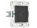             SKANDY Розетка HDMI SK-H01Bl қара IEK    