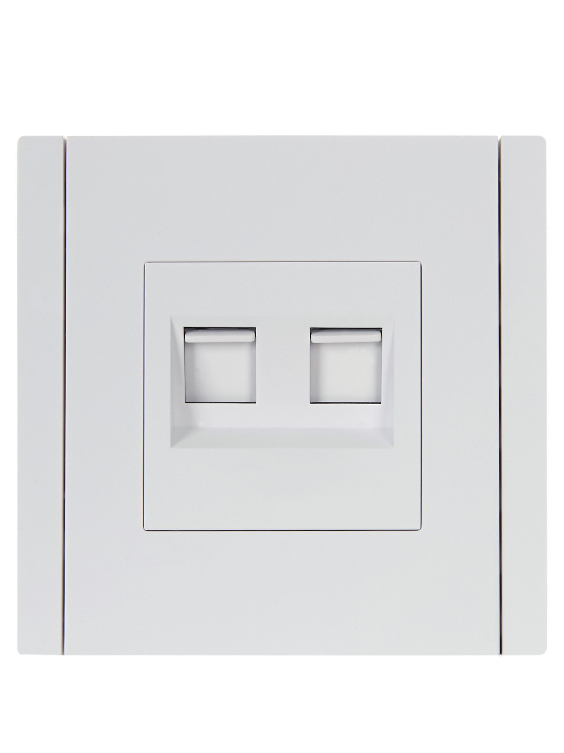             FORTE&PIANO 2 ұялы розетка RJ11+RJ45 кат.5E FP235 ақ IEK    