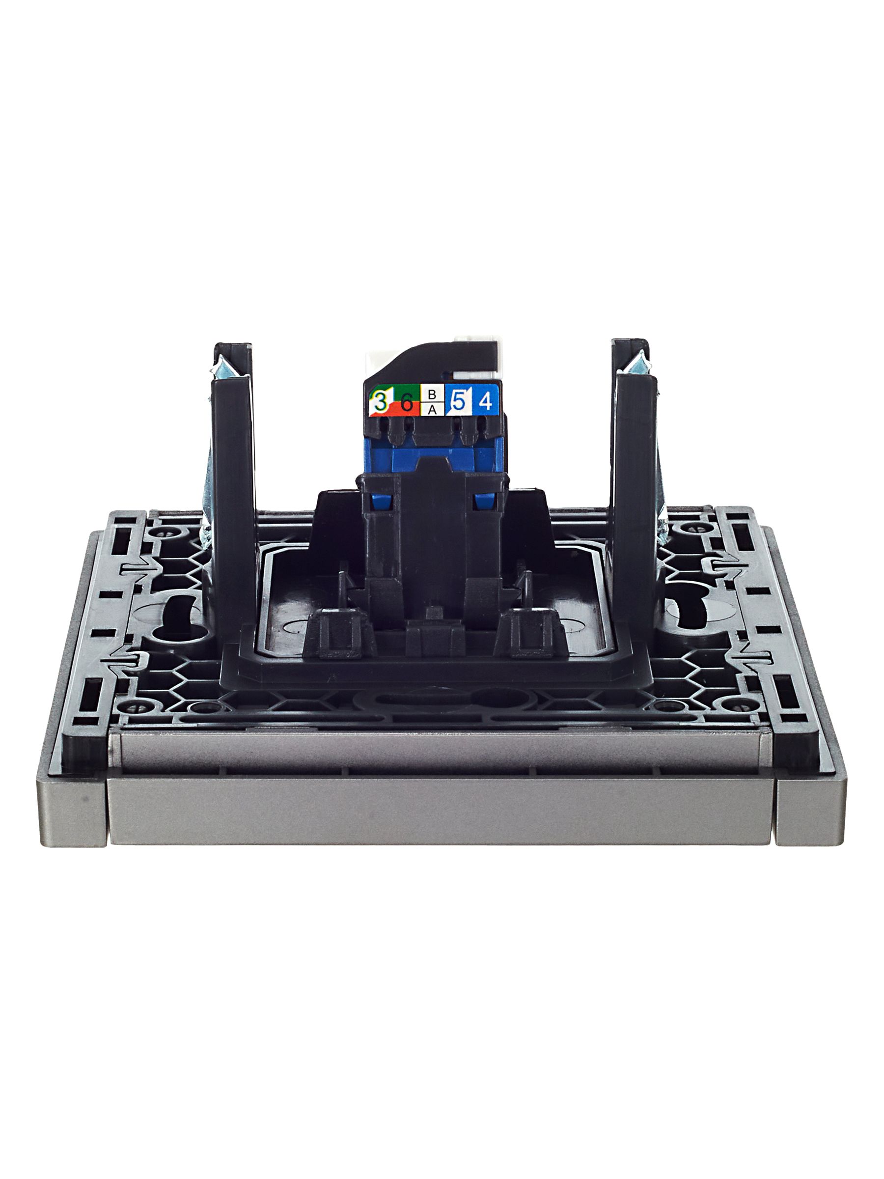             FORTE&PIANO Розетка, компьютерге арналған RJ45 категория 6 FP531 болат IEK    