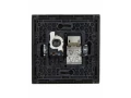             FORTE&PIANO 2 ұялы розетка RJ11+RJ45 кат.5E FP335 сұр IEK    
