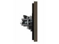             FORTE&PIANO 2 ұялы розетка RJ11+RJ45 кат.5E FP335 сұр IEK    