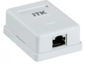             ITK қабырғалы ақпараттық  розетка RJ45 санат 6 FTP 1-порт    