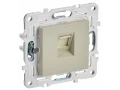             SKANDY Розетка, компьютерге арналған RJ45 категория 6 SK-K02B сарғыш IEK    
