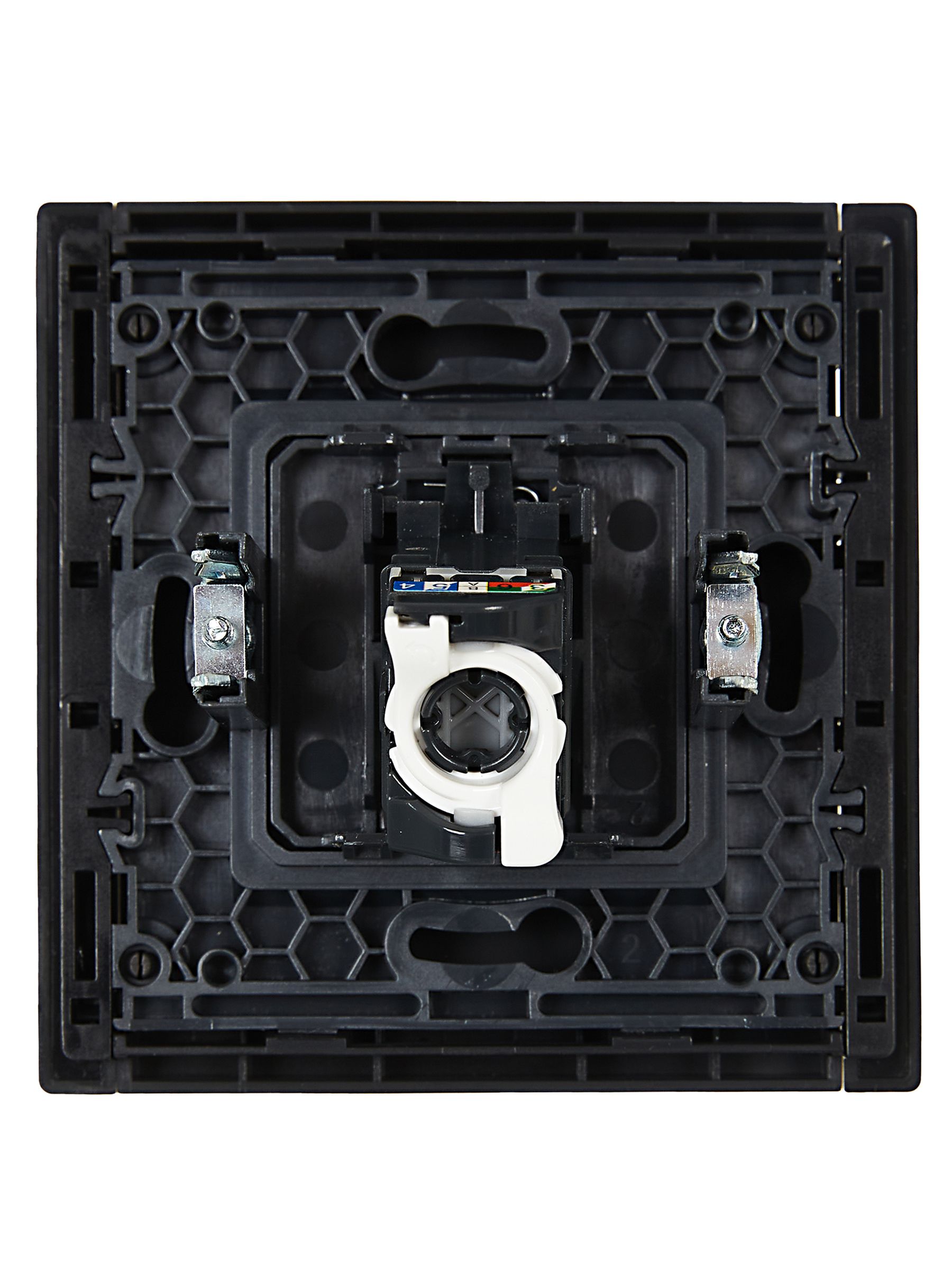             FORTE&PIANO Розетка,  компьютерге арналған RJ45 категория 5E FP132 қара ИЭК    