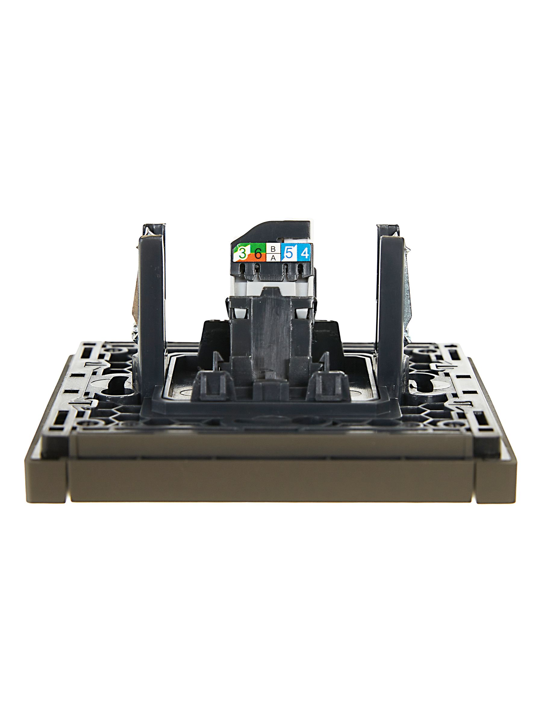 FORTE&PIANO Розетка,  компьютерге арналған RJ45 категория 5E FP332 сұр ИЭК