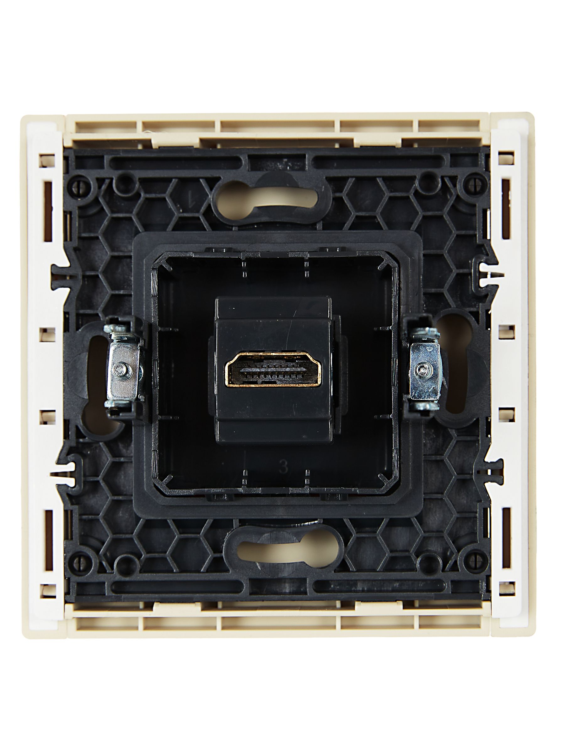             FORTE&PIANO Розетка HDMI FP440 ваниль ИЭК    
