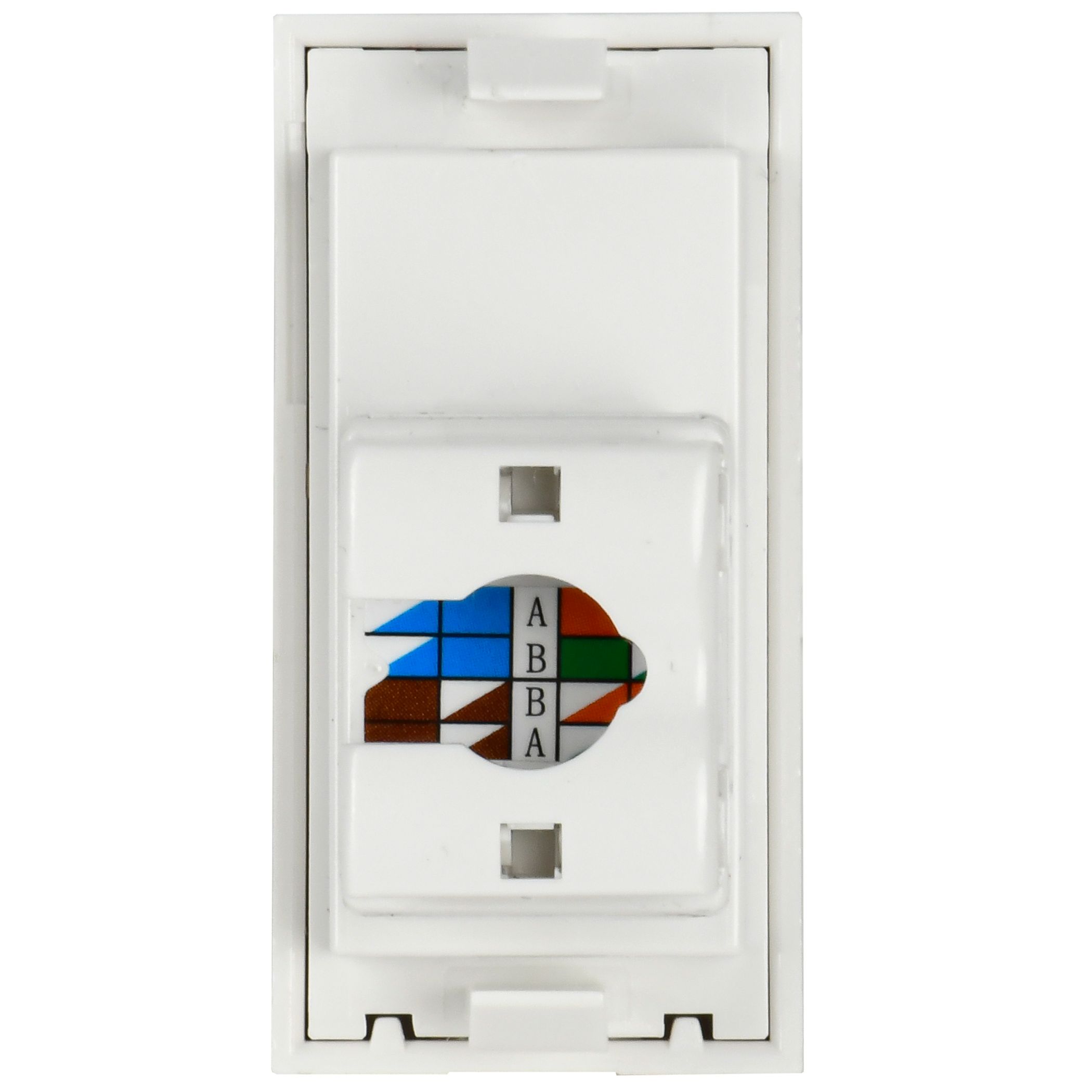             РКИ-10-00-П Ақпарат розеткасы RJ-45 UTP кат.5e (на 1 модуль) ПРАЙМЕР ақ ИЭК    