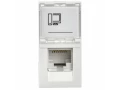             РКИ-10-00-П Ақпарат розеткасы RJ-45 UTP кат.5e (на 1 модуль) ПРАЙМЕР ақ ИЭК    