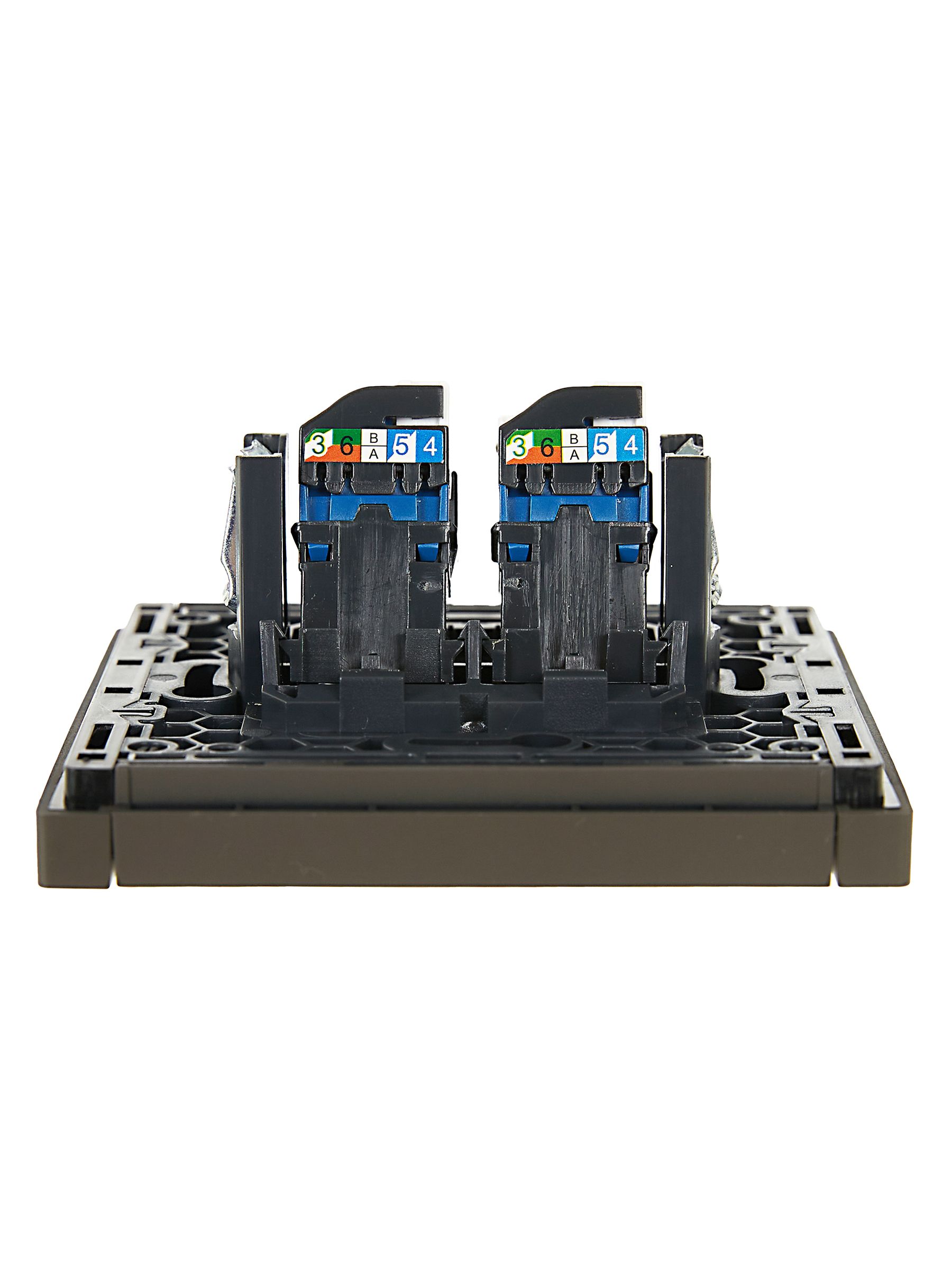             FORTE&PIANO Розетка, компьютерге арналған, екілі RJ45 категория 6 FP334 сұр IEK    