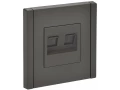             FORTE&PIANO Розетка, компьютерге арналған, екілі RJ45 категория 6 FP334 сұр IEK    