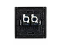             FORTE&PIANO Розетка, компьютерге арналған, екілі RJ45 категория 6 FP334 сұр IEK    