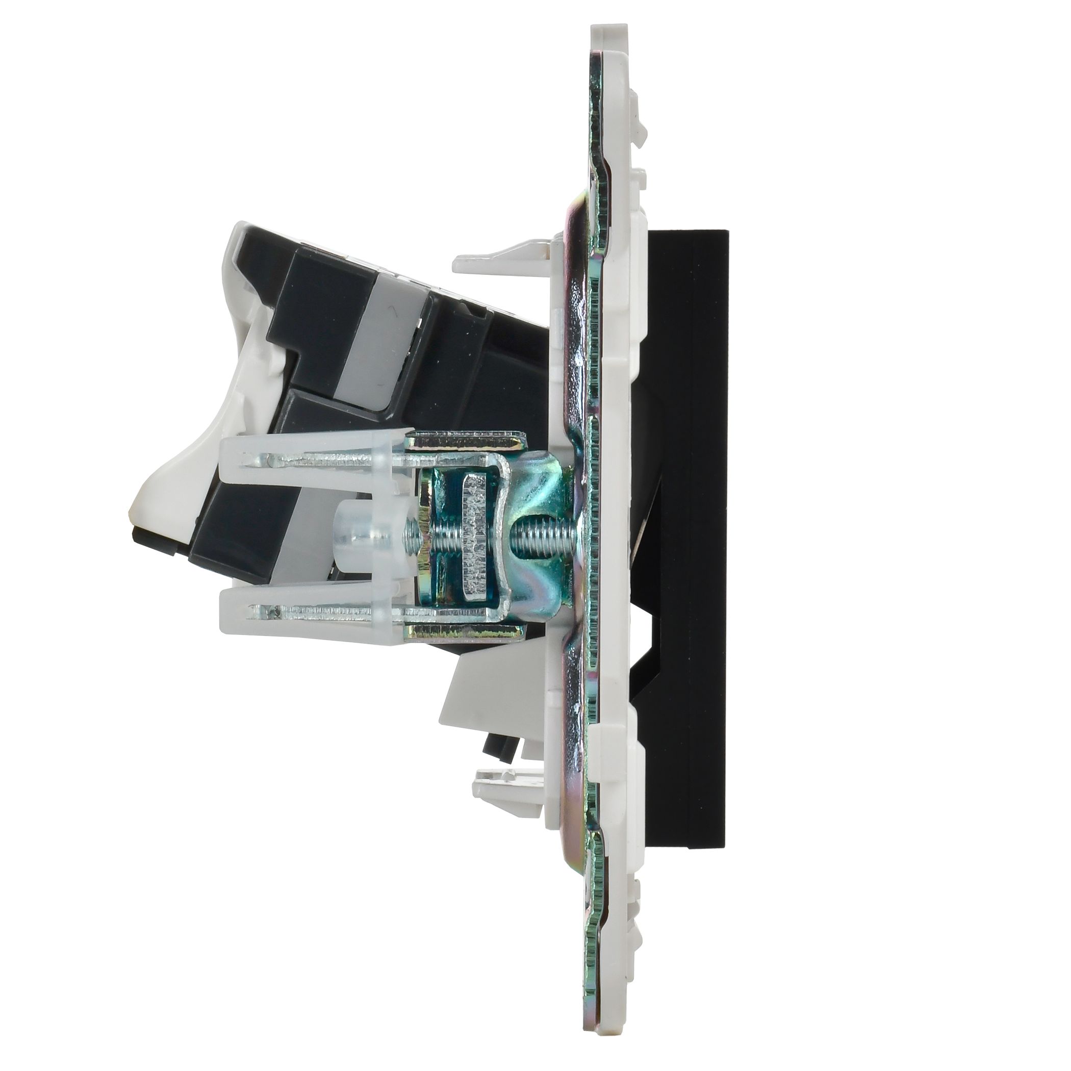 SKANDY Розетка, компьютерге арналған RJ45 категория 5Е SK-K01Bl қара IEK