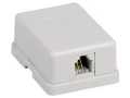             ITK Қабырға розеткасы RJ12, мыс.3 UTP, 1-порт    
