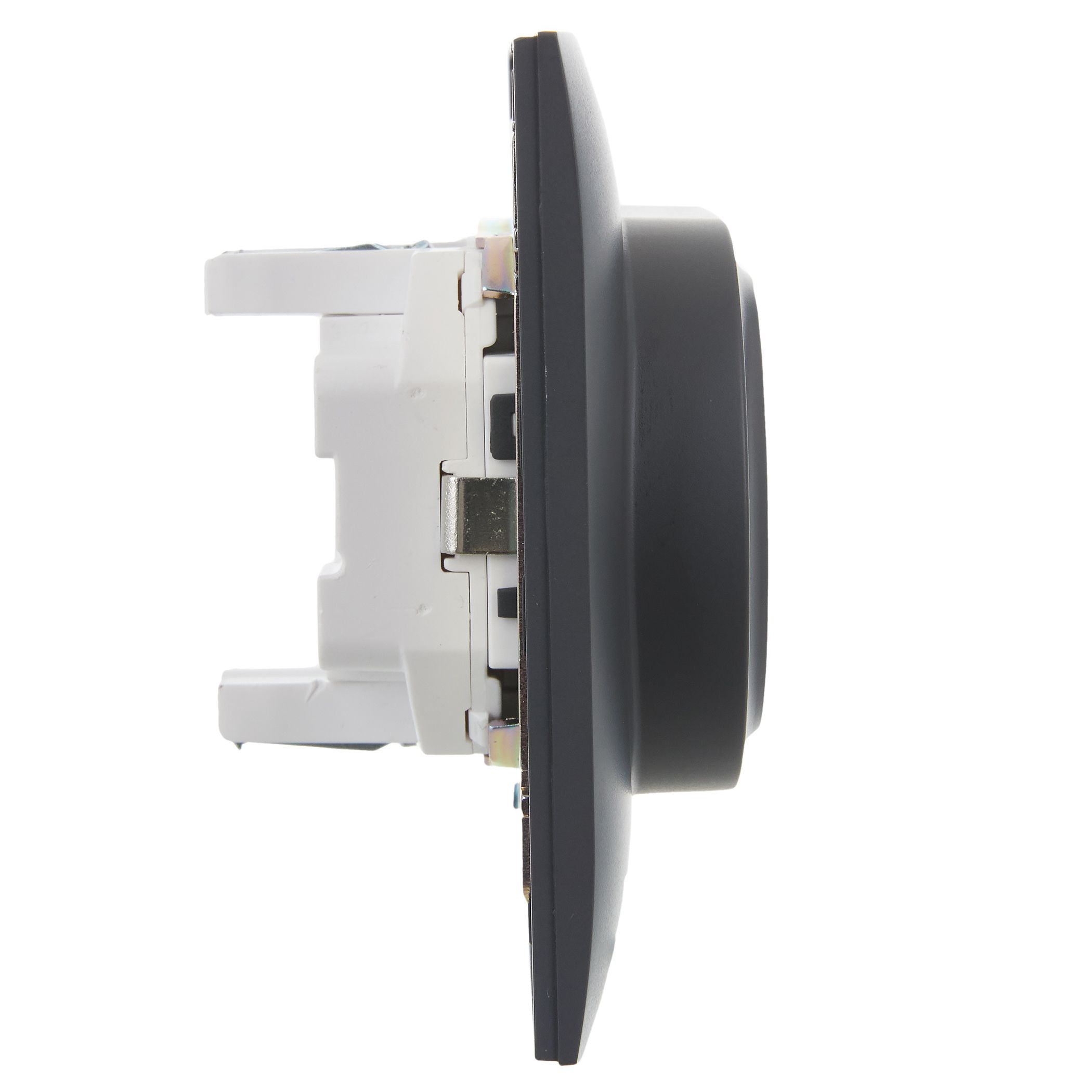 SKANDY Розетка 2 орынды, жерге тұйықталған, қорғаныс перделерімен 16А жиынтықта SK-R07T титан IEK