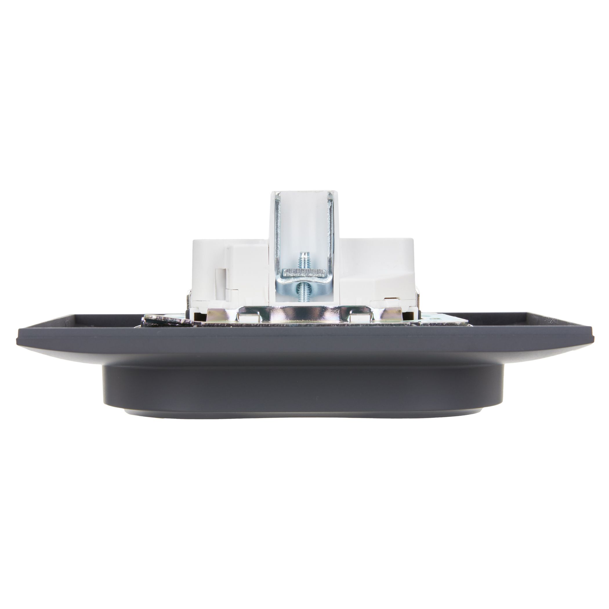 SKANDY Розетка 2 орынды, жерге тұйықталған, қорғаныс перделерімен 16А жиынтықта SK-R07T титан IEK