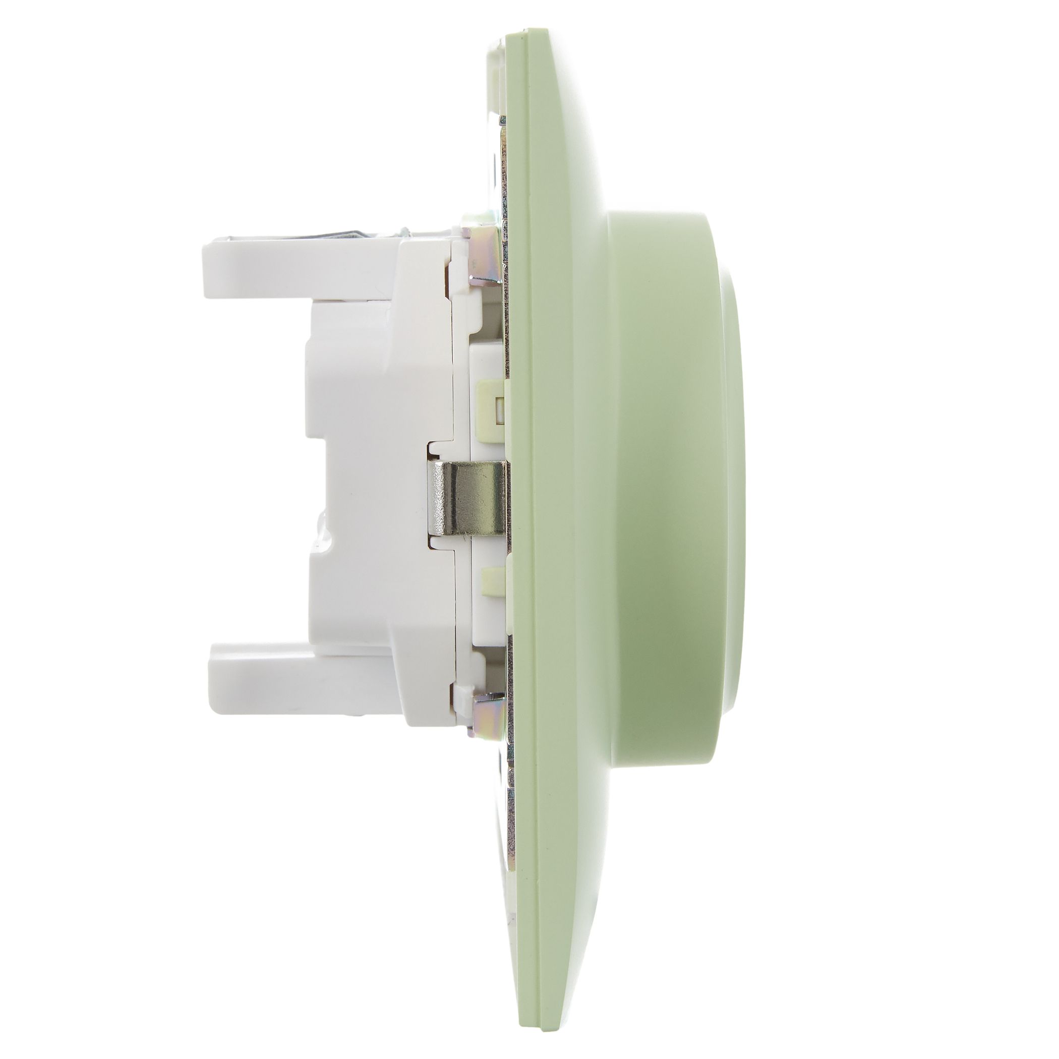 SKANDY Розетка 2 орынды, жерге тұйықталған, қорғаныс перделерімен 16А жиынтықта SK-R07G жалбызды IEK