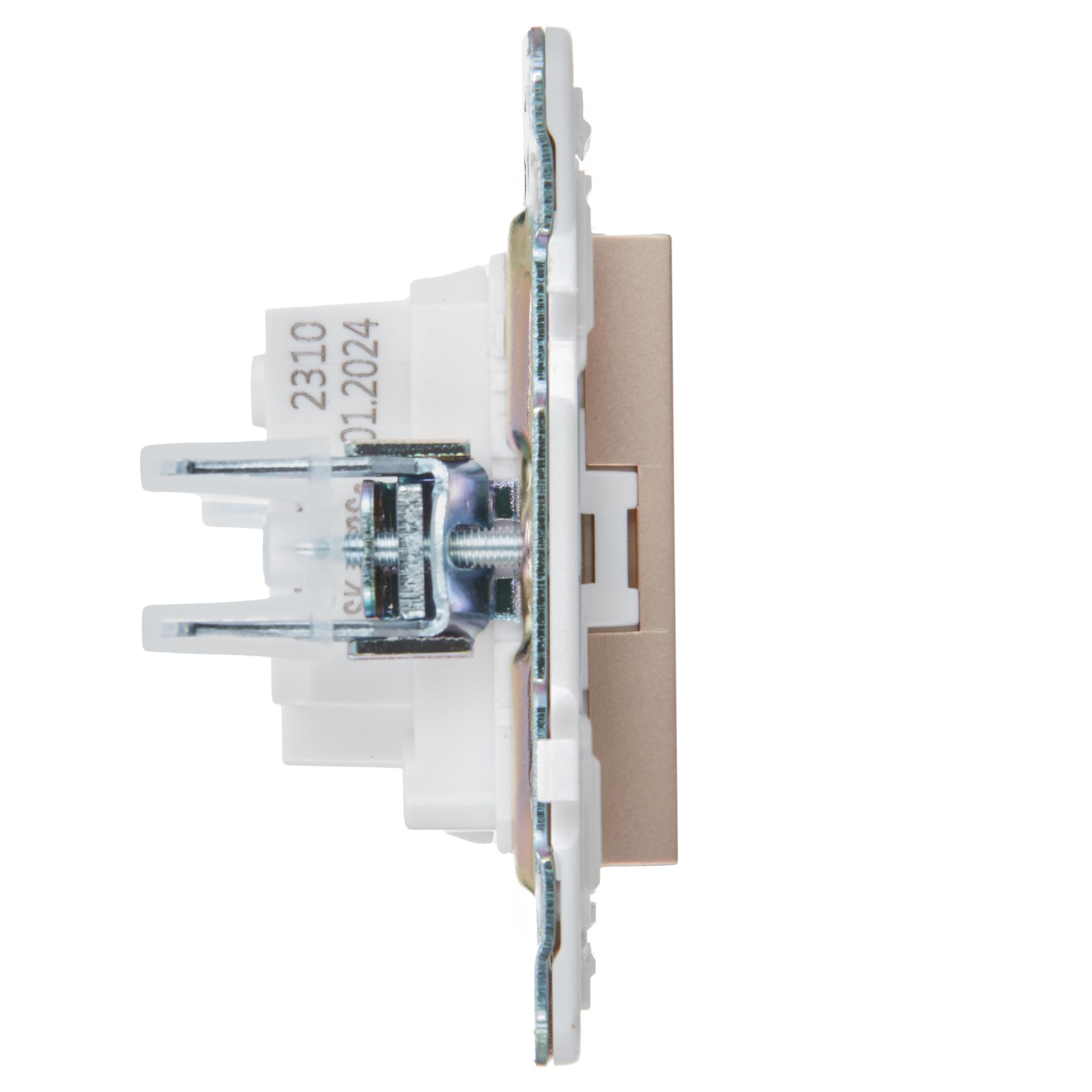 SKANDY Розетка жерге тұйықталмаған, қорғаныс пердешелерсіз 10А SK-R02Sa құм IEK