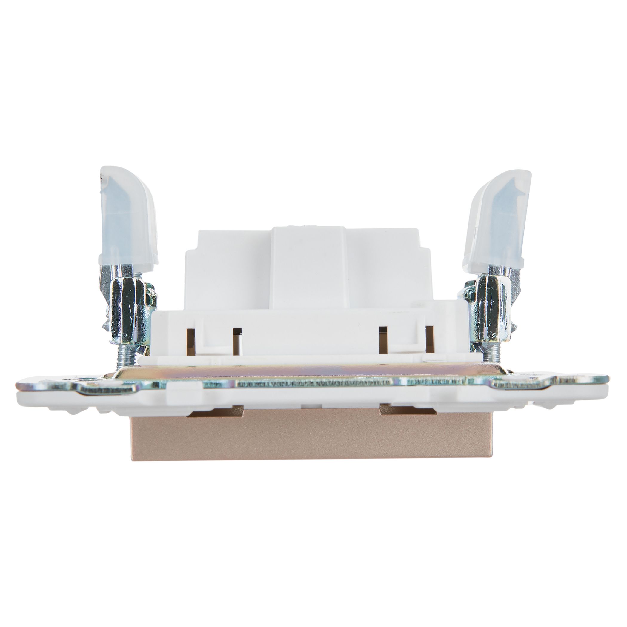 SKANDY Розетка жерге тұйықталмаған, қорғаныс пердешелерсіз 10А SK-R02Sa құм IEK