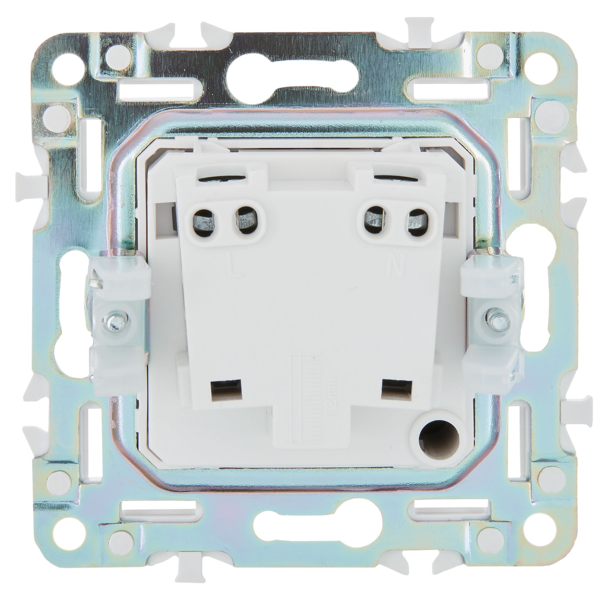 SKANDY Розетка жерге тұйықталмаған, қорғаныс пердешелерсіз 10А SK-R02Gr сұр IEK