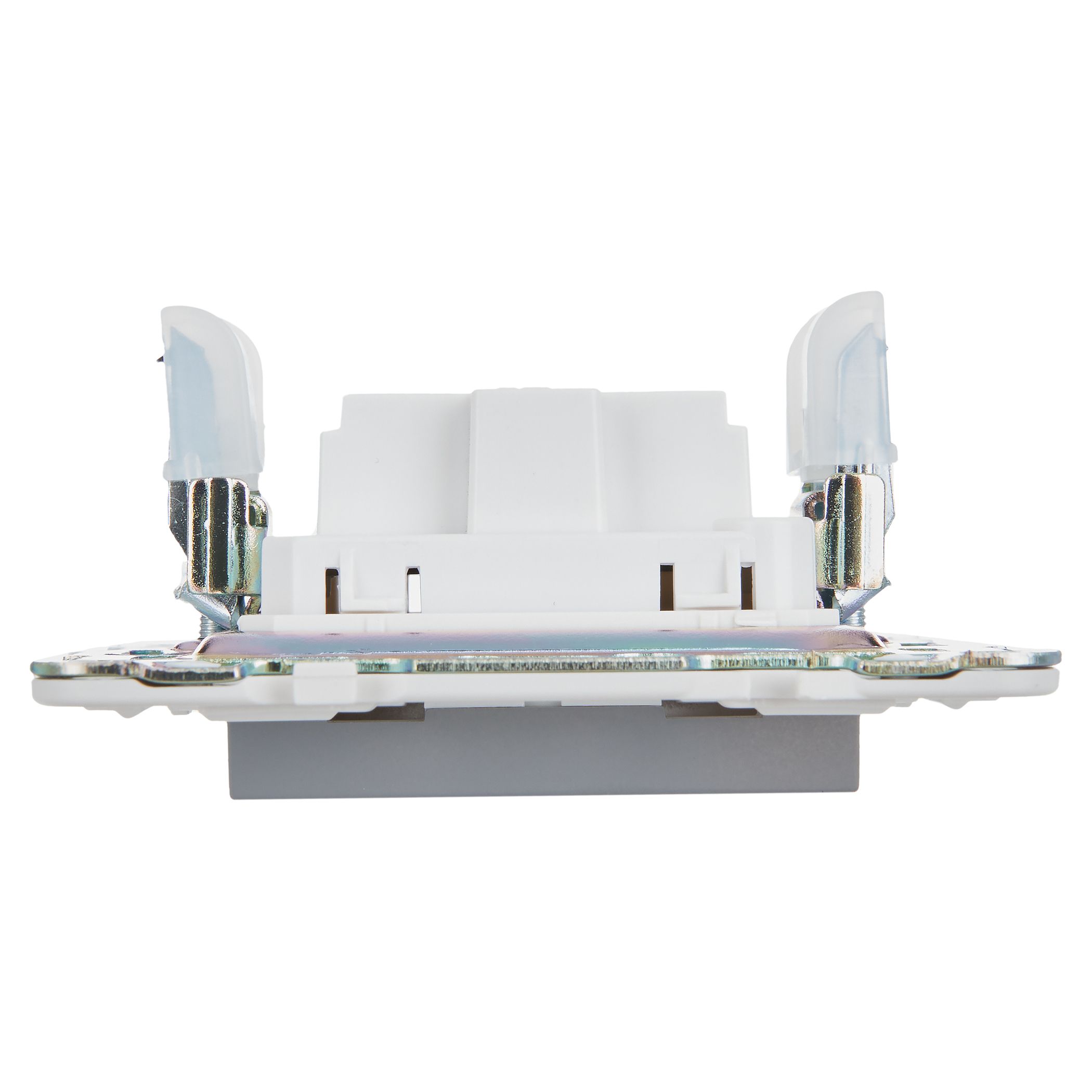 SKANDY Розетка жерге тұйықталмаған, қорғаныс пердешелерсіз 10А SK-R02Gr сұр IEK