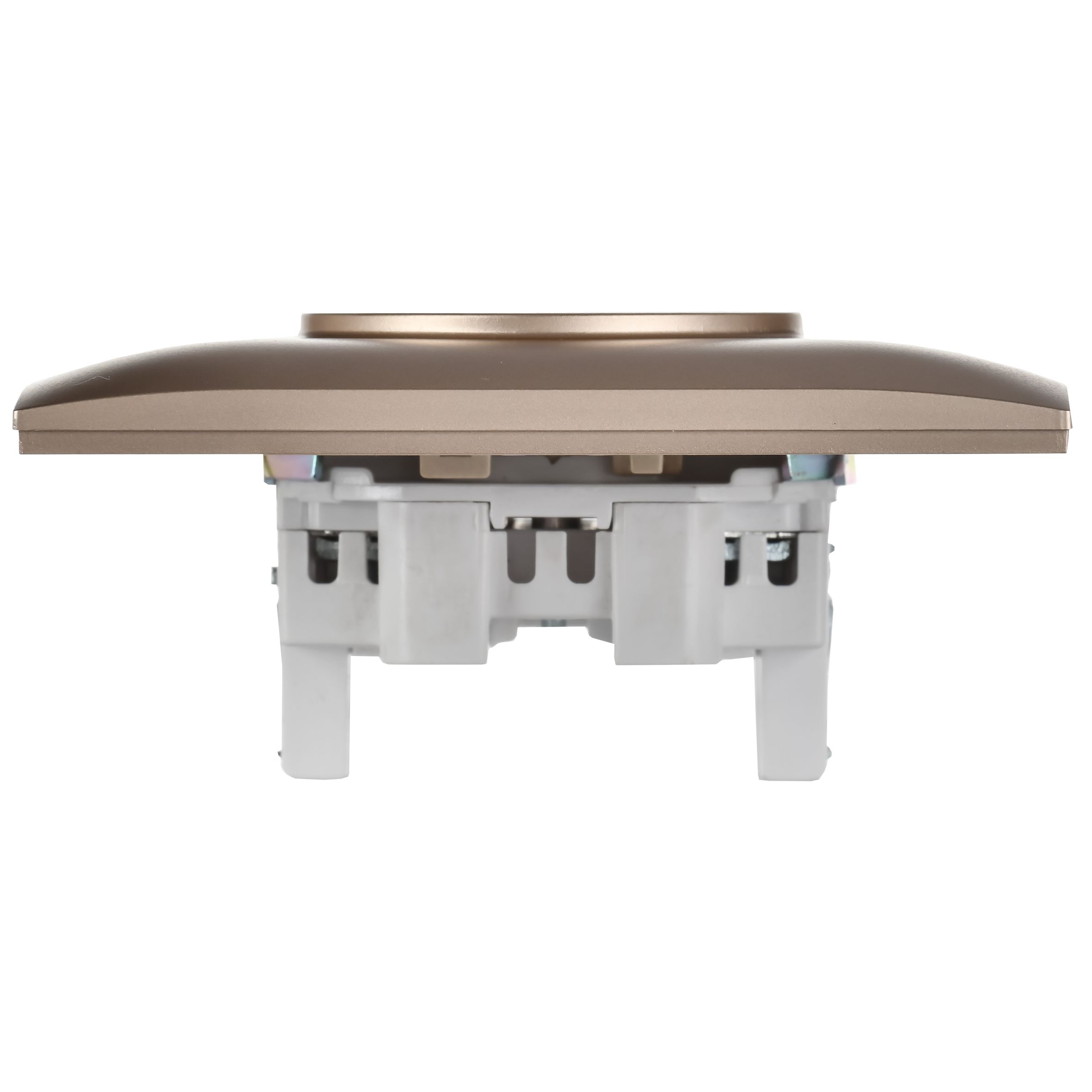 SKANDY Розетка 2 орынды, жерге тұйықталмаған, қорғаныс пердешелерсіз 10А жиынтықта SK-R10Sa құм IEK