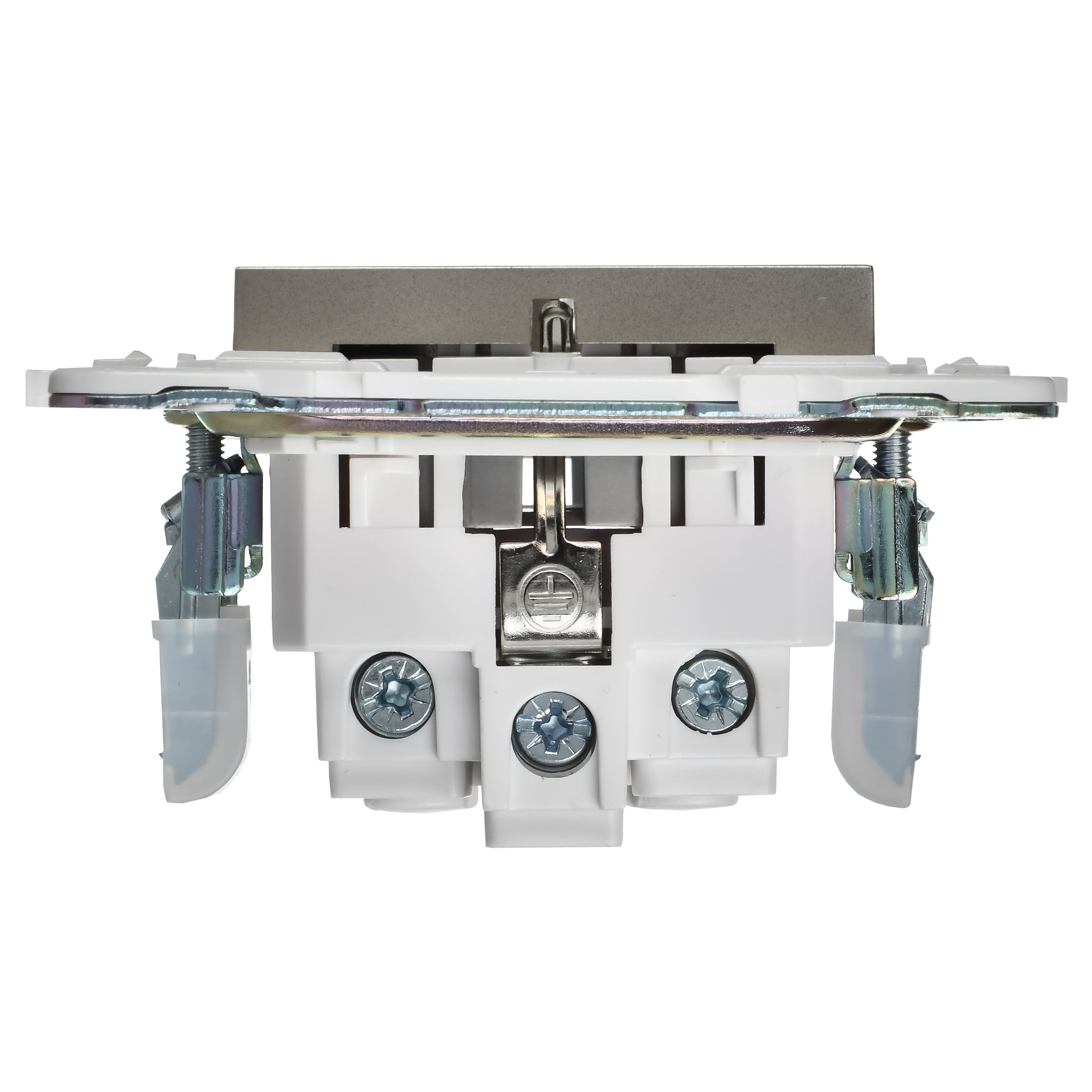 SKANDY Розетка, жерге тұйықталған, қорғаныс пердешелерсіз, 16А SK-R05Sh шампан IEK