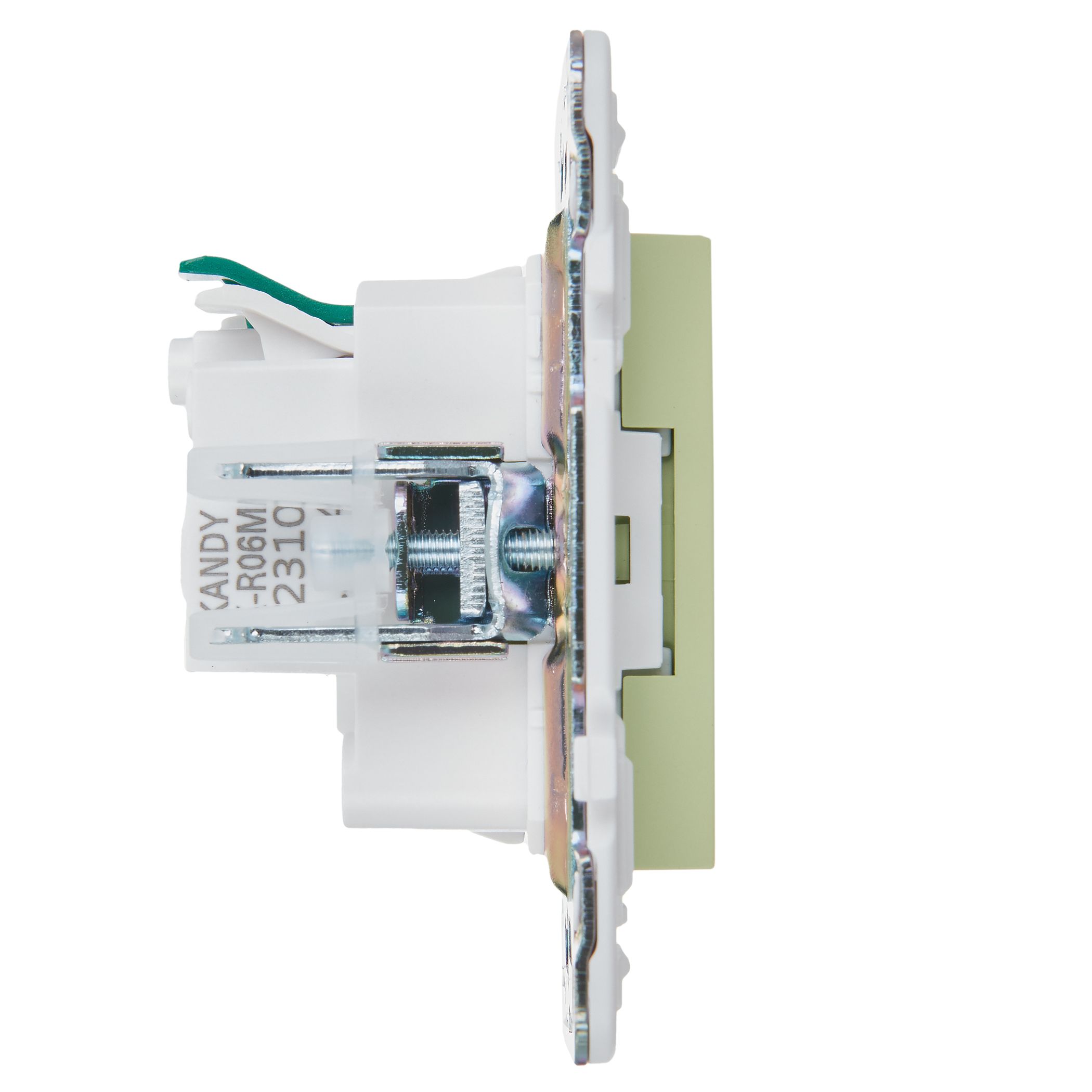 SKANDY Розетка жерге тұйықталған, қорғаныс пердешелерімен 16А бұрандасыз бекіту SK-R06G жалбызды IEK