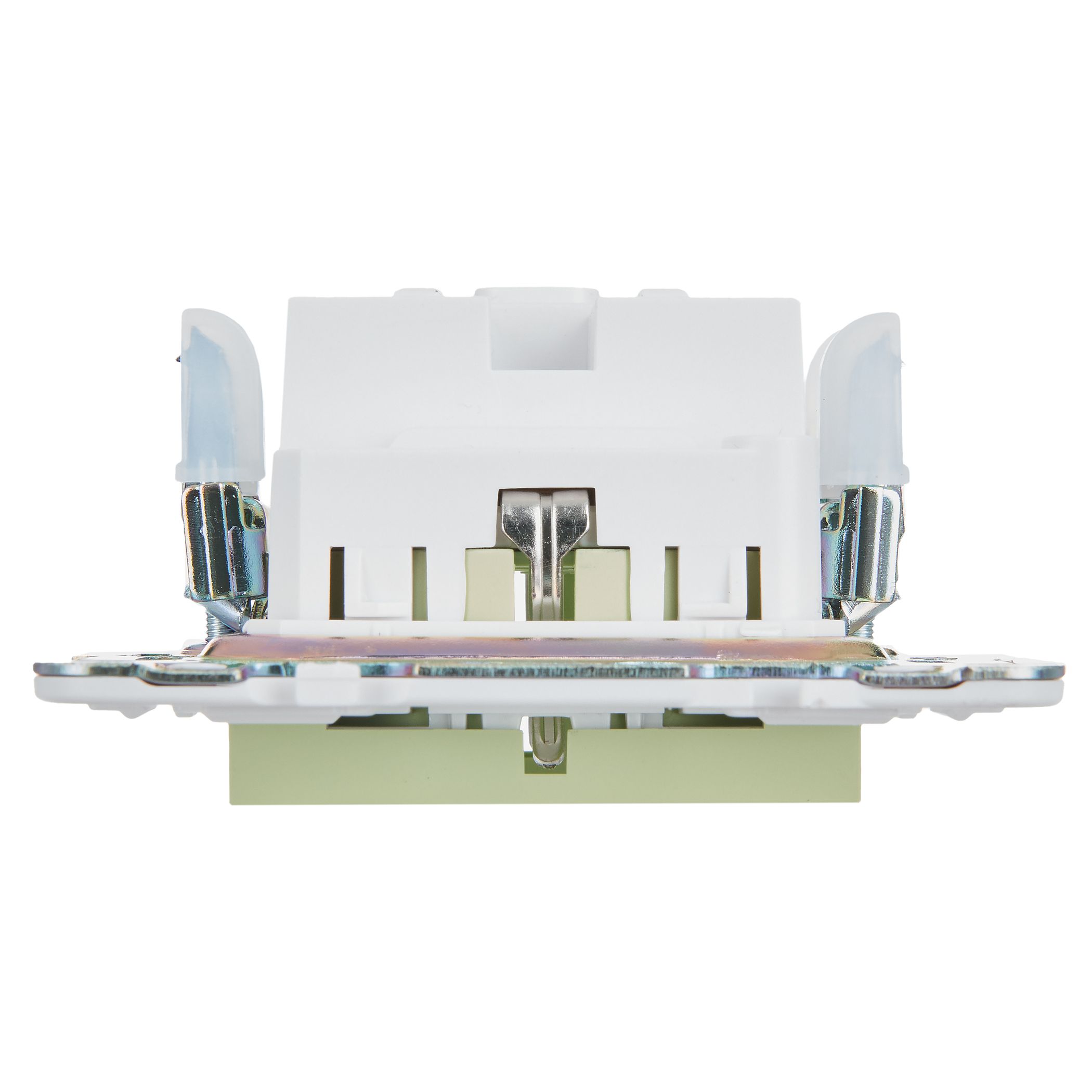 SKANDY Розетка жерге тұйықталған, қорғаныс пердешелерімен 16А бұрандасыз бекіту SK-R06G жалбызды IEK