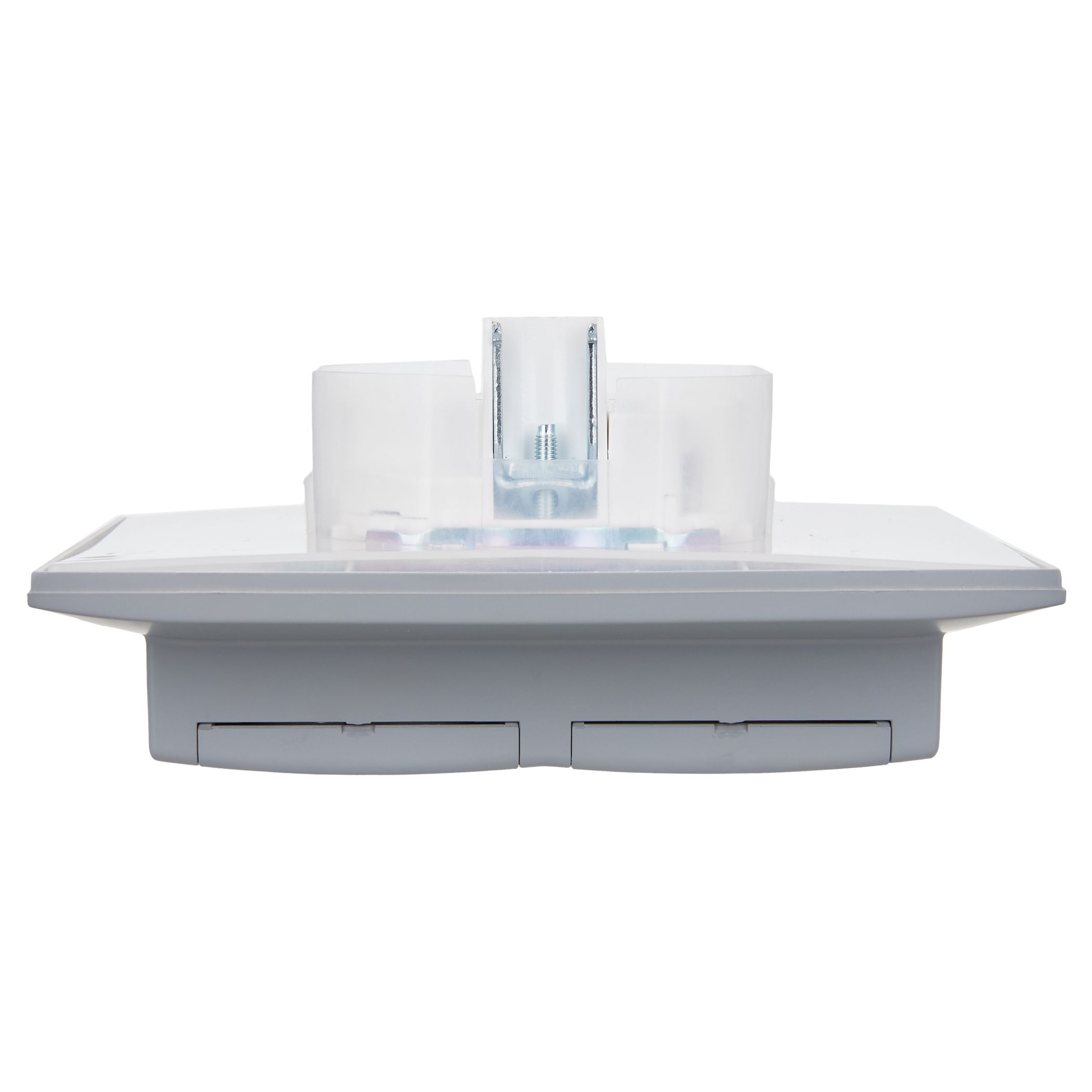             SKANDY Розетка 2 орынды, қақпағы бар 16А жиынтықта IP44 SK-R12Gr сұр IEK    