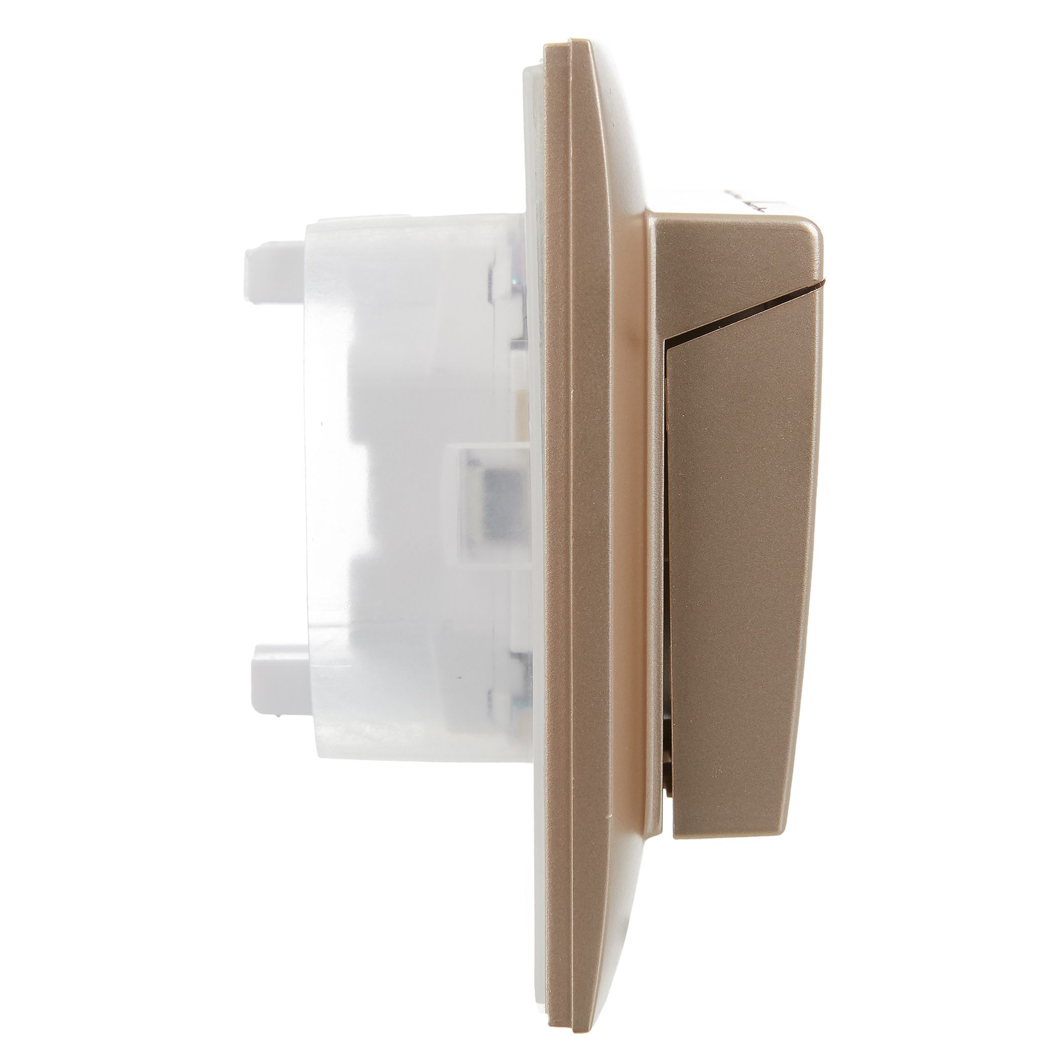 SKANDY Розетка 2 орынды, қақпағы бар 16А жиынтықта IP44 SK-R12Sa құм IEK