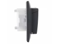             SKANDY Розетка 2 орынды, қақпағы бар 16А жиынтықта IP44 SK-R12T титан IEK    