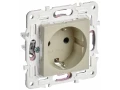 SKANDY Розетка, жерге тұйықталған, қорғаныс пердешелерсіз, 16А SK-R05B сарғыш IEK