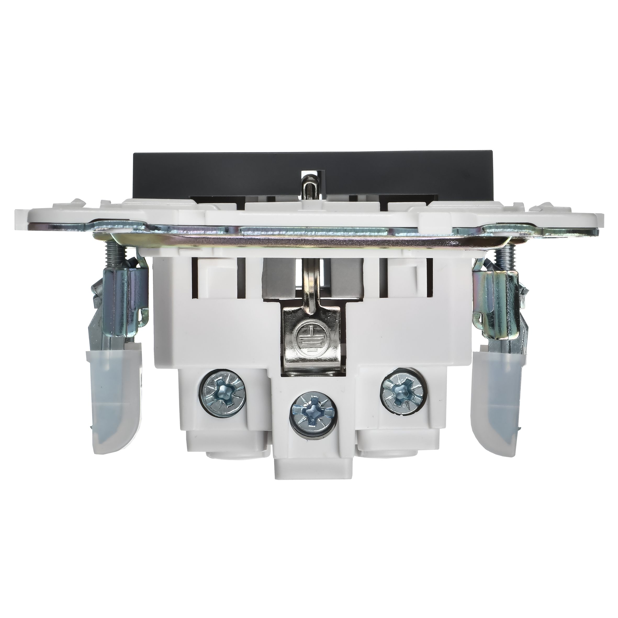 SKANDY Розетка, жерге тұйықталған, қорғаныс пердешелерсіз, 16А SK-R05T титан IEK