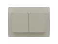             SKANDY Розетка 2 орынды, қақпағы бар 16А жиынтықта IP44 SK-R12B сарғыш IEK    
