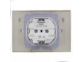             SKANDY Розетка 2 орынды, қақпағы бар 16А жиынтықта IP44 SK-R12B сарғыш IEK    