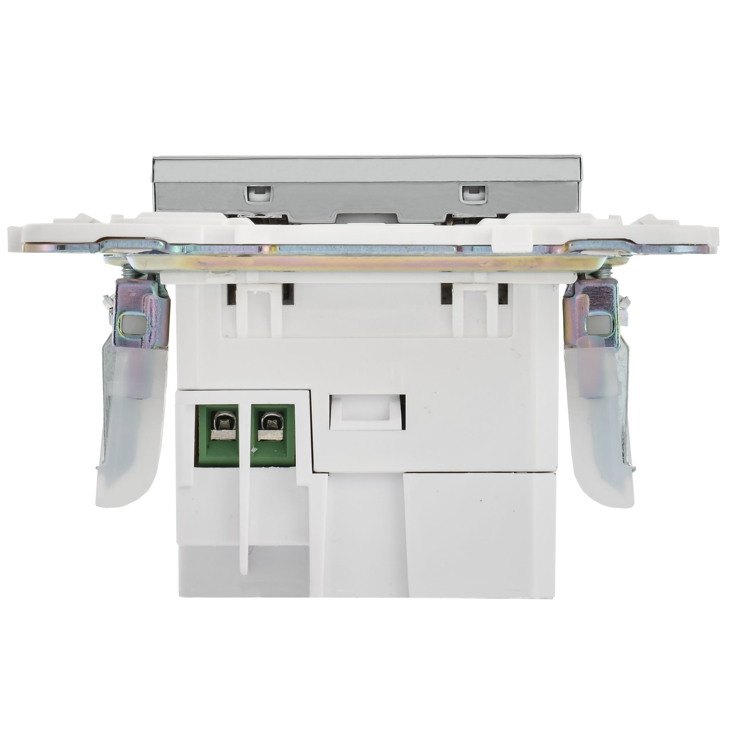             SKANDY Розетка USB A+C 3,1А SK-R14N металл никель IEK    