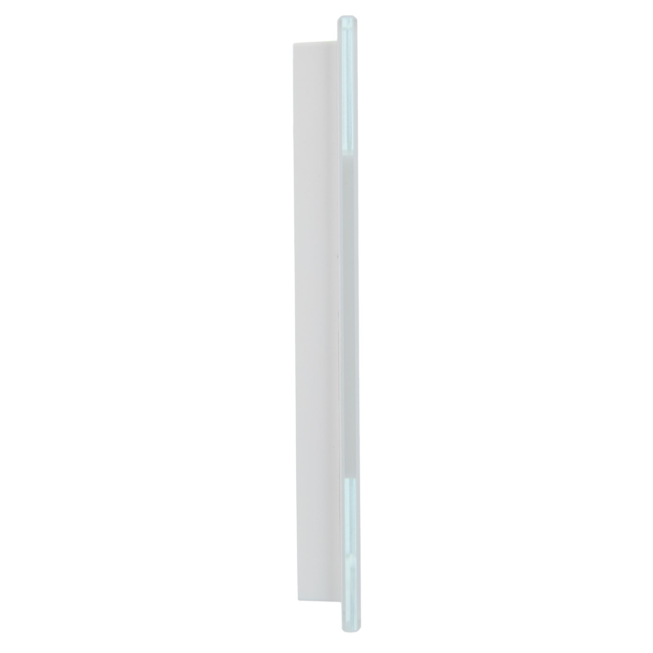             SKANDY Жиектеме 1-орынды SK-F21W шыны арктикалық ақ IEK    
