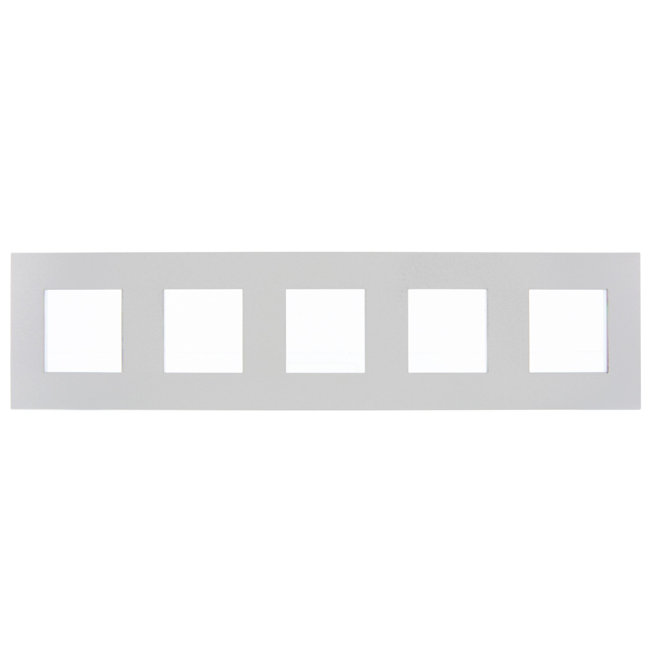             SKANDY Жиектеме 5-орынды SK-F35S металл күміс IEK    