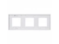             SKANDY Жиектеме 3-орынды SK-F23W шыны арктикалық ақ IEK    