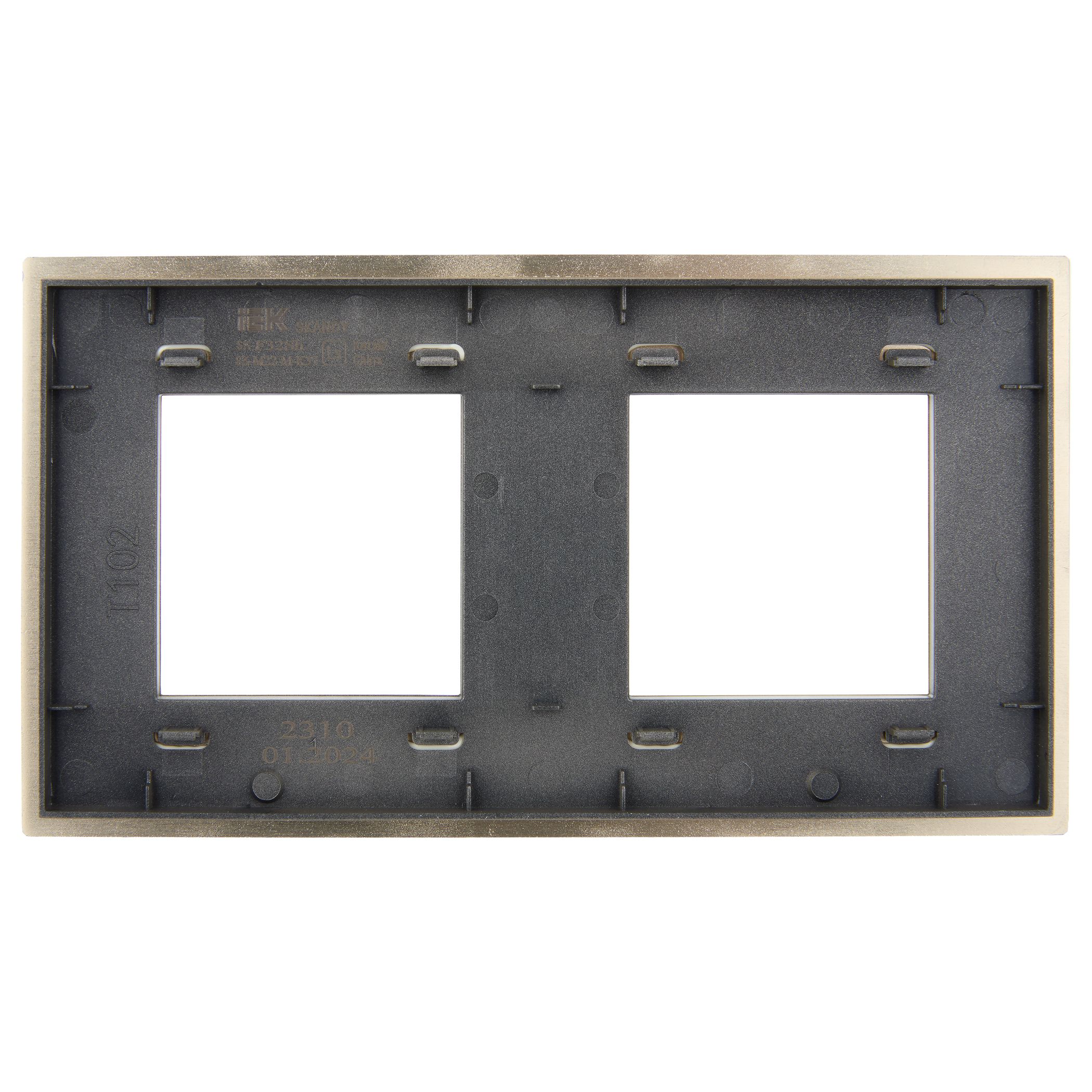             SKANDY Жиектеме 2-орынды SK-F32Sh металл шампан IEK    