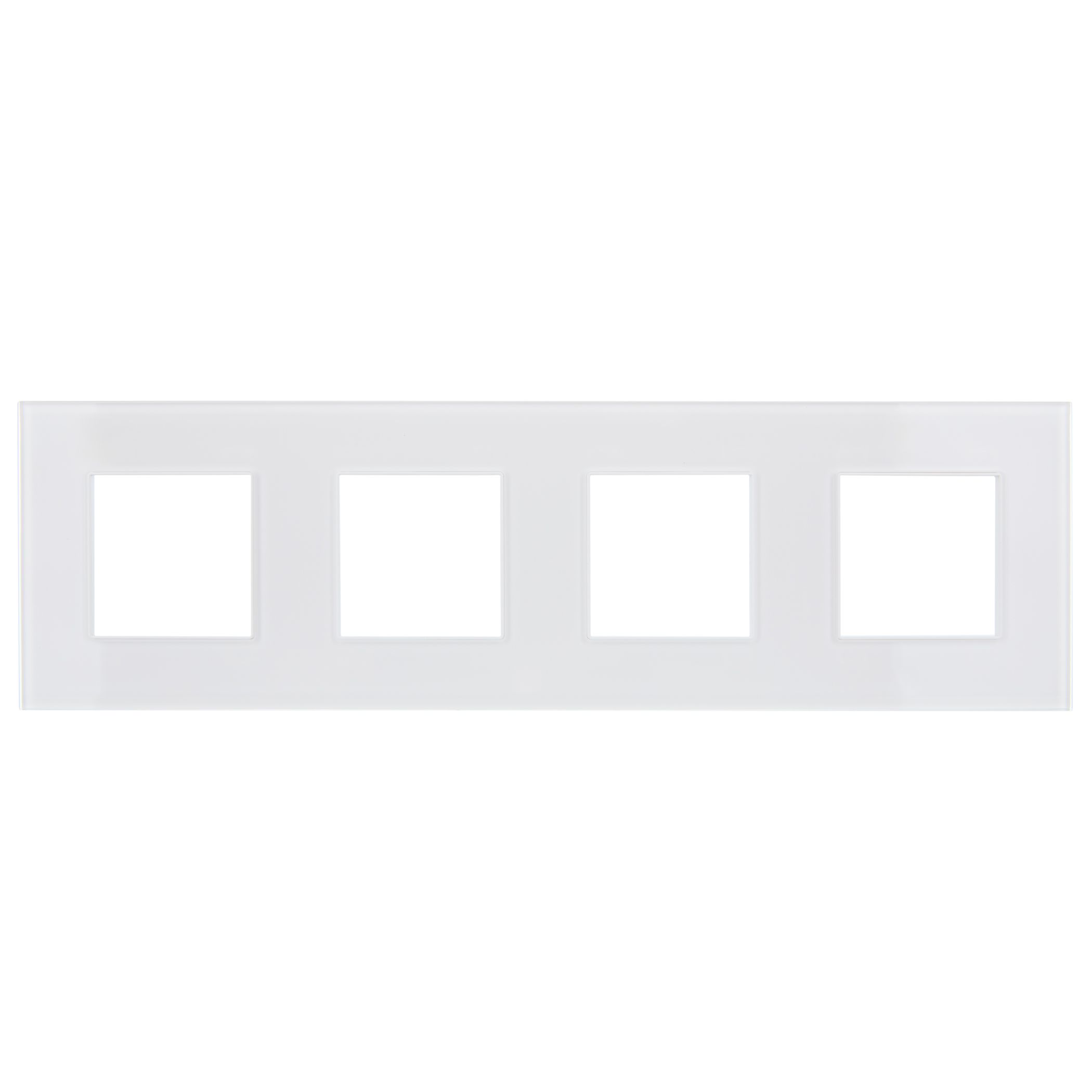             SKANDY Жиектеме 4-орынды SK-F24W шыны арктикалық ақ IEK    