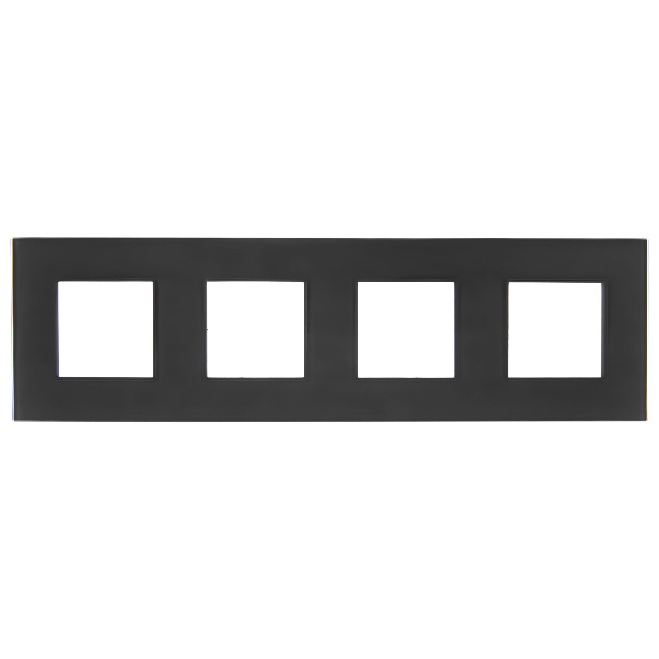             SKANDY Жиектеме 4-орынды SK-F24G шыны графит IEK    