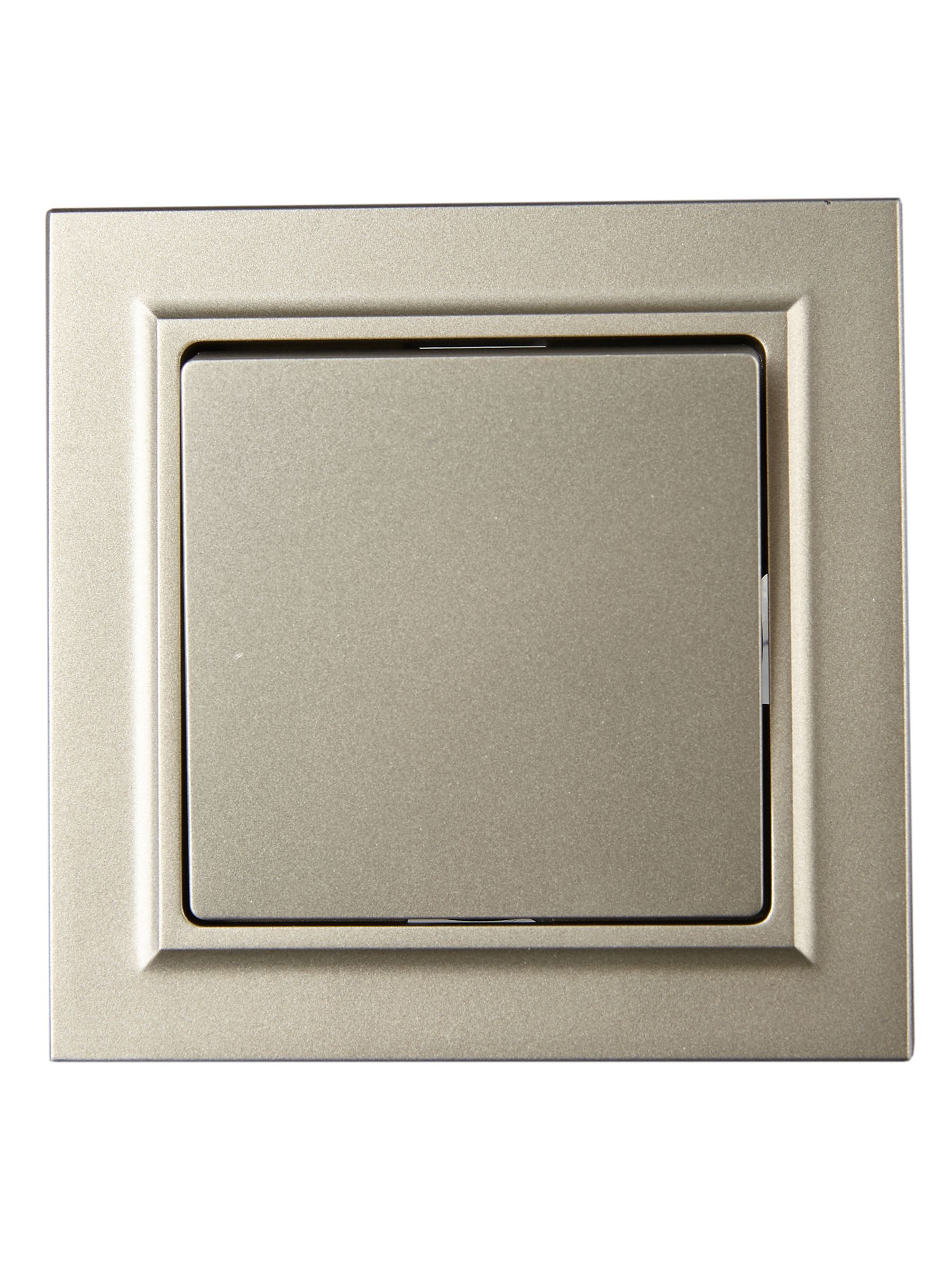             BRITE Ажыратқышы 1-пернелі 10А жиынтықта ВСP10-1-0-БрШ шампан ИЭК    